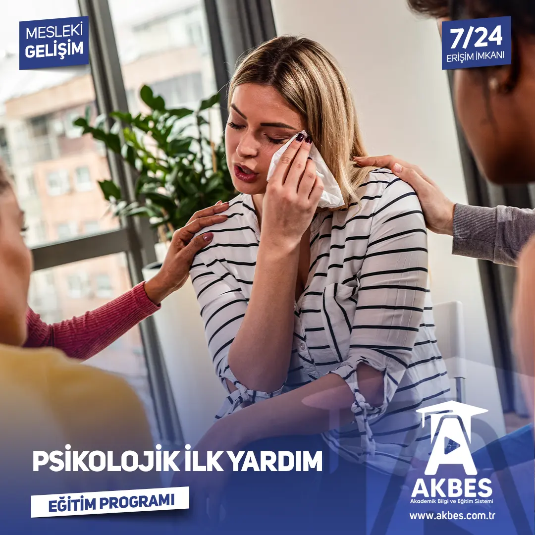 Psikolojik İlk Yardım Eğitimi ile kriz anlarında doğru psikolojik destek sağlamayı öğrenin, dayanıklılığı artırma becerilerinizi geliştirin!