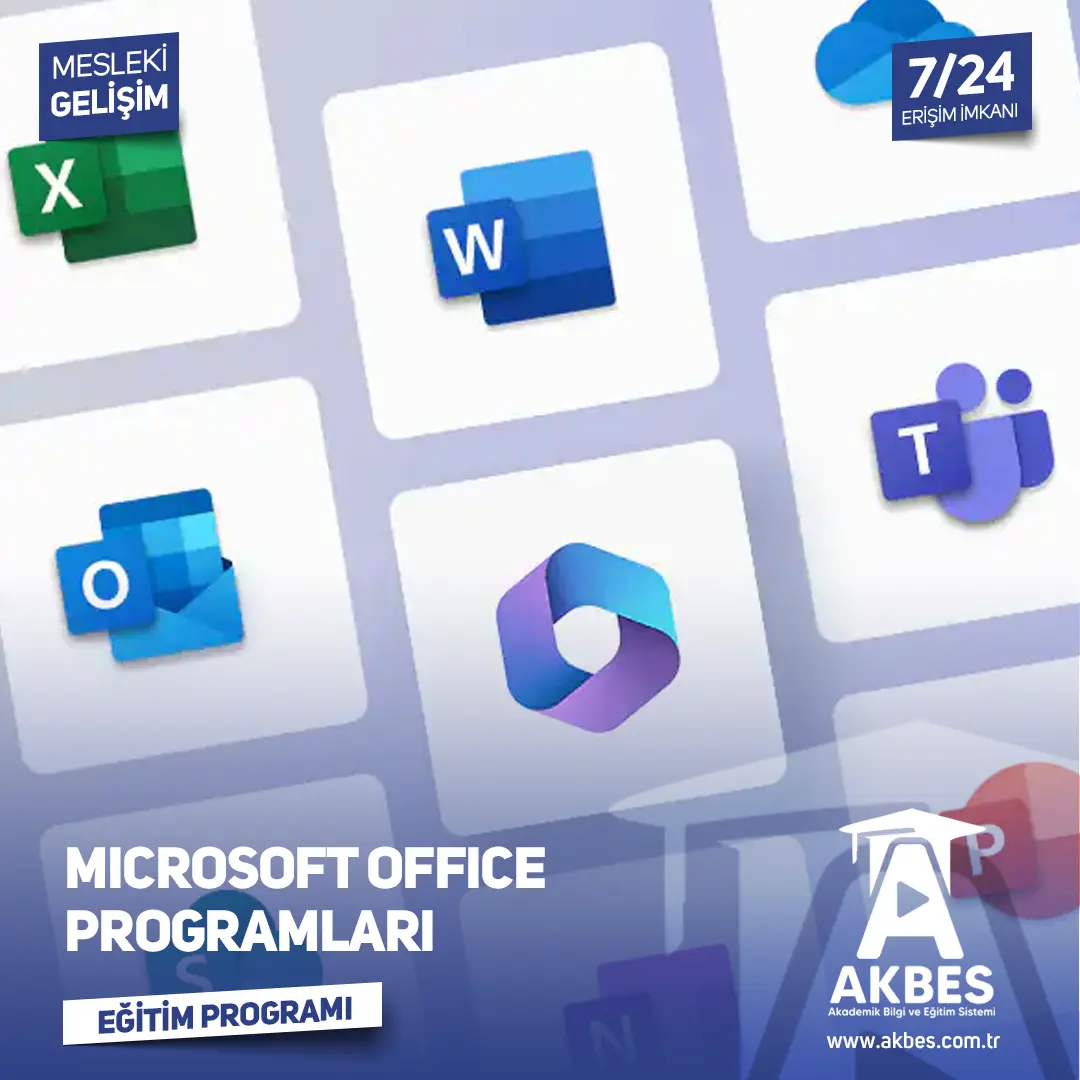 Microsoft Office Eğitimi ile Word, Excel, PowerPoint ve Outlook gibi programları profesyonelce kullanmayı öğrenin, iş süreçlerinizi hızlandırın.