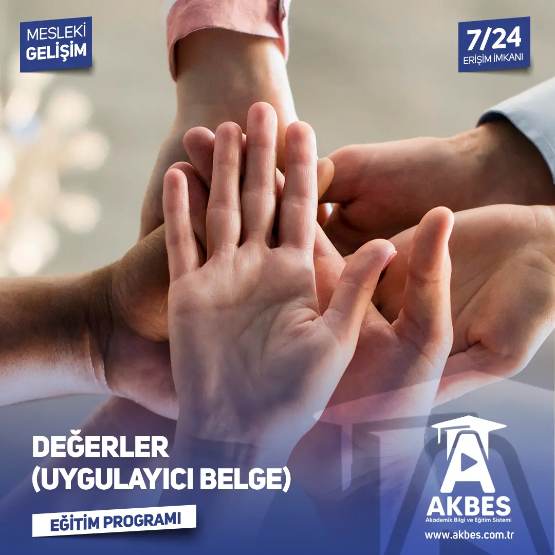 Değerler Eğitim Programı ile empati, sorumluluk, dürüstlük gibi temel değerlerin öğretiminde etkili yöntemler öğrenin; profesyonel eğitim yetkinliği kazanın!